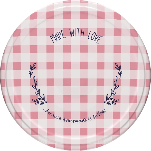 Pokrovček fi 66, karirast - 10 kos. - 4