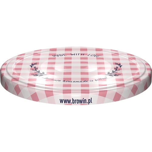 Pokrovček fi 66, karirast - 10 kos. - 5