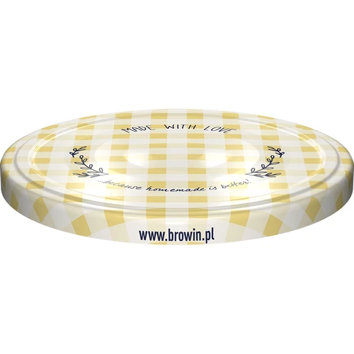 Pokrovček fi 66, karirast - 10 kos. - 7