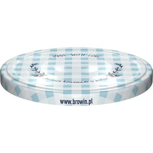 Pokrovček fi 66, karirast - 10 kos. - 9