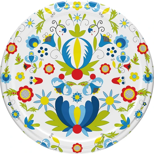 Pokrovček fi 66 kašubski - 10 kos.