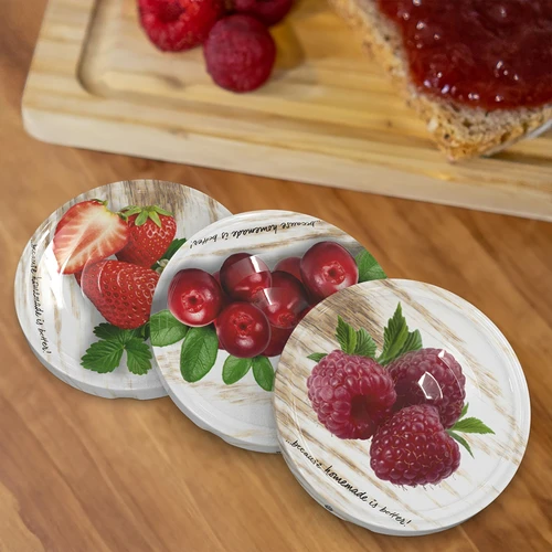 Pokrovček fi 66 s sadnim motivom - 10 kos. - 2