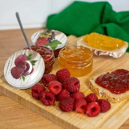 Pokrovček fi 66 s sadnim motivom - 10 kos. - 4