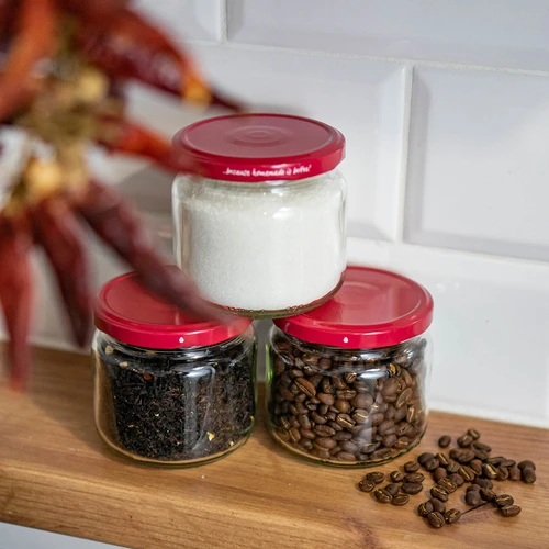 Pokrovček fi 82/6 bordo - 10 kosov. - 8