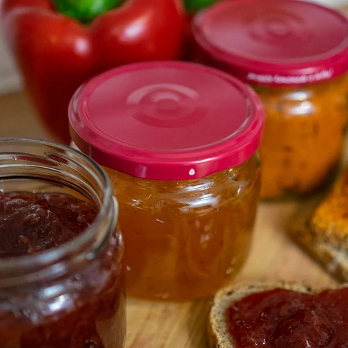 Pokrovček fi 82/6 bordo - 10 kosov. - 9