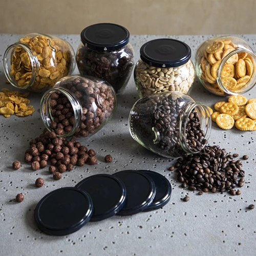 Pokrovček fi 82/6, črn - 10 kos. - 7