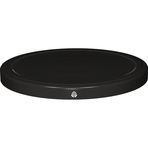 Pokrovček fi 82/6, črn - 10 kos. - 2