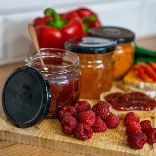 Pokrovček fi 82/6, črn - 10 kos. - 9