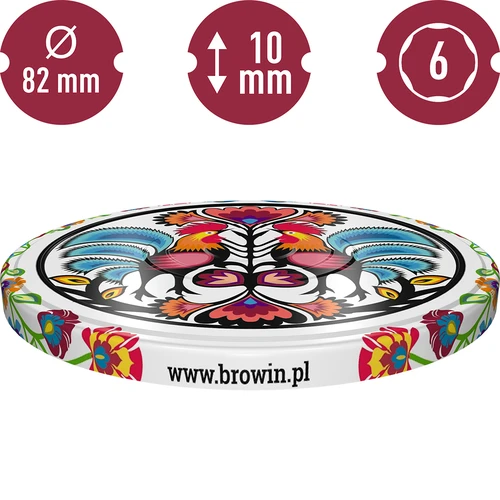 Pokrovček fi 82/6 Folk, 10 kos. - 3