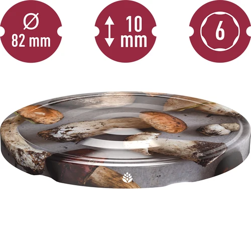 Pokrovček fi 82/6 gobe 2 - 10 kos. - 3