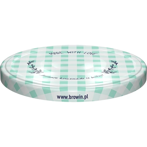 Pokrovček fi 82/6, karirast - 10 kos. - 3