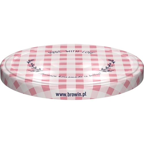 Pokrovček fi 82/6, karirast - 10 kos. - 5