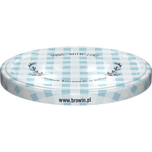 Pokrovček fi 82/6, karirast - 10 kos. - 9