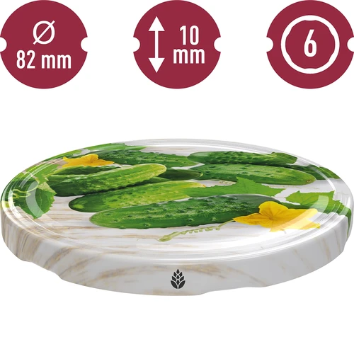 Pokrovček fi 82/6 kumarice 2 - 10 kos. - 7