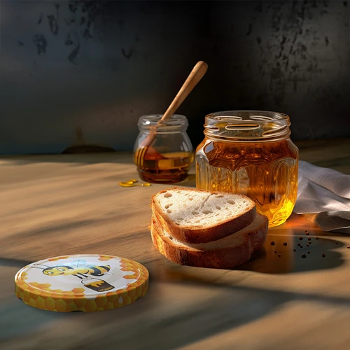 Pokrovček fi66 med "Gucio" - 10 kos. - 4