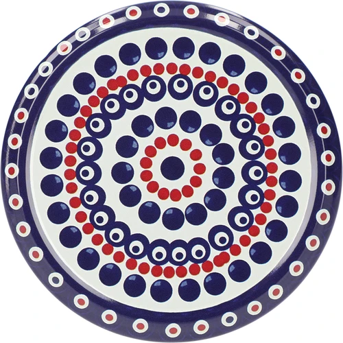 Pokrovček z natisom – motiv Keramika 2, fi 82/6, 10 kos.