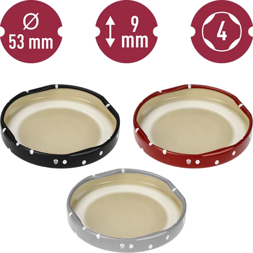 Pokrovčki fi 53 s pikami – mešanica, 10 kosov - 10