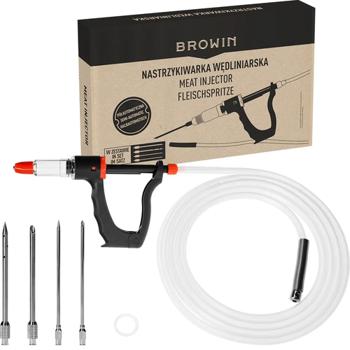 Polavtomatski injektor za mesnine s kompletom igel in cevko