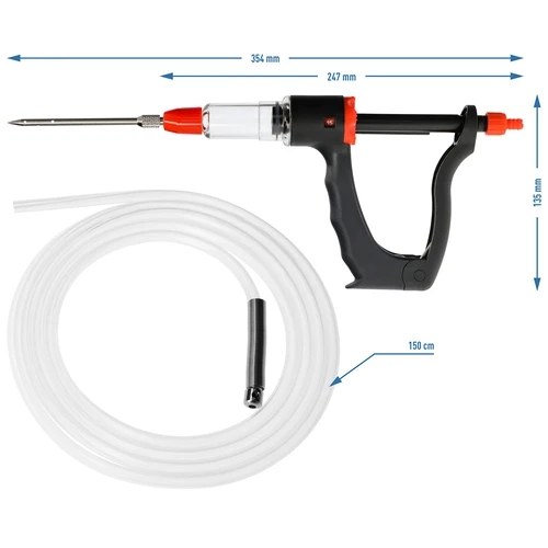 Polavtomatski injektor za mesnine s kompletom igel in cevko - 8