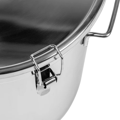 Posoda iz nerjavečega jekla 30 l s pokrovom - 4