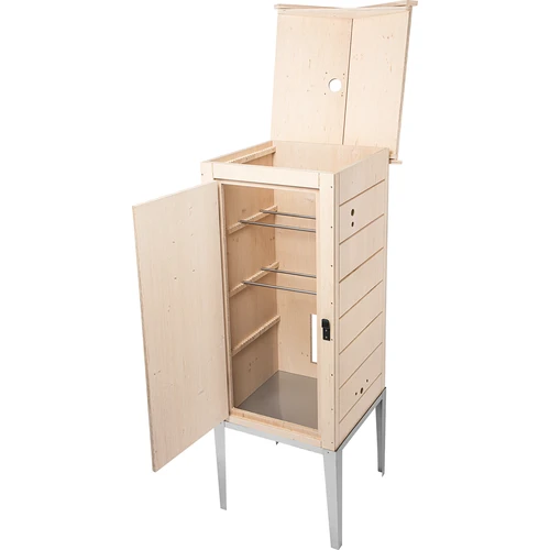 Prekajevalna komora iz certificirane vezane plošče, 200 L, z osnovo iz nerjavnega jekla - 2