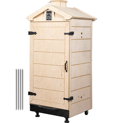 Prekajevalna komora iz certificirane vezane plošče, brez okvirja, 200 l, s kolesi