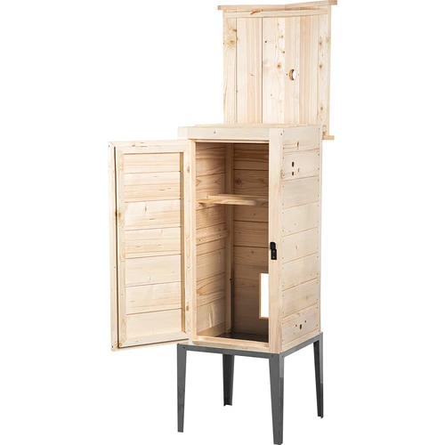 Prekajevalna komora iz smrekovega lesa, 200L, z osnovo iz nerjavnega jekla - 2