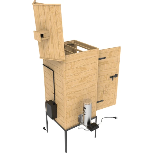 Prekajevalnica 200 L dragON Larch E21 - iz macesna, z električnim grelnim modulom in krmilnikom - 6