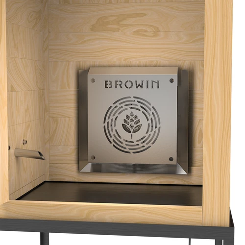 Prekajevalnica 200 L dragON Larch E21 - iz macesna, z električnim grelnim modulom in krmilnikom - 10