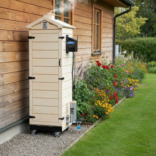 Prekajevalnica dragON PLYWOOD NATURE – brez okvirja, modularna, s krmilnikom Wi-Fi, 320 L - 15