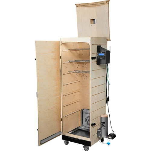 Prekajevalnica dragON PLYWOOD NATURE – brezokvirna, modularna, s krmilnikom Wi-Fi, 320L - 3