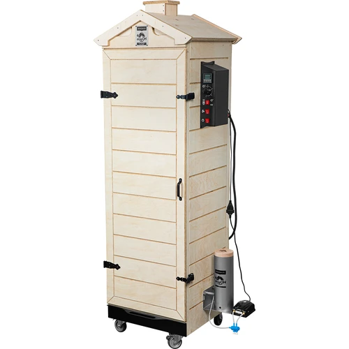 Prekajevalnica dragON PLYWOOD NATURE – brezokvirna, modularna, z digitalnim krmilnikom, 320 L - 2