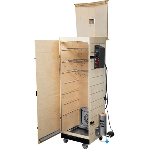 Prekajevalnica dragON PLYWOOD NATURE – brezokvirna, modularna, z digitalnim krmilnikom, 320 L - 3