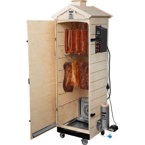 Prekajevalnica dragON PLYWOOD NATURE – brezokvirna, modularna, z digitalnim krmilnikom, 320L - 4