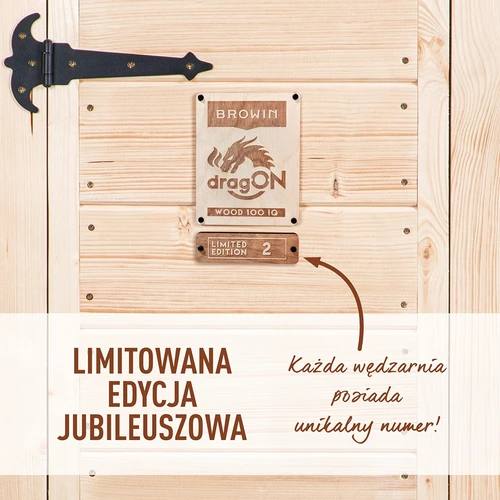 Prekajevalnik z Wi-Fi, 200 L- dragON WOOD 100IQ z električnim grelnim modulom in krmilnikom - 4