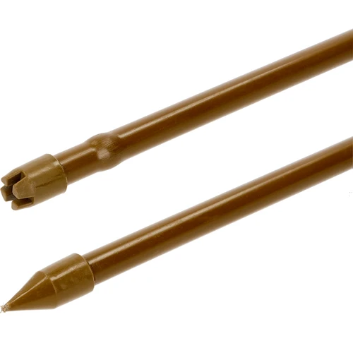 Prevlečena jeklena opora v obliki bambusa, 90 cm × 8 mm - 2