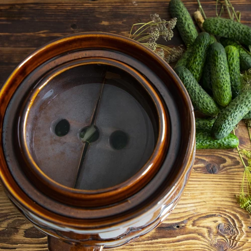 Pritiskalni kamen za sode, kameninast, fi 15 cm - 6