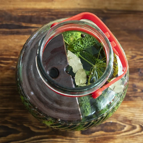 Pritiskalni kamen za sode, kameninast, fi 15 cm - 9