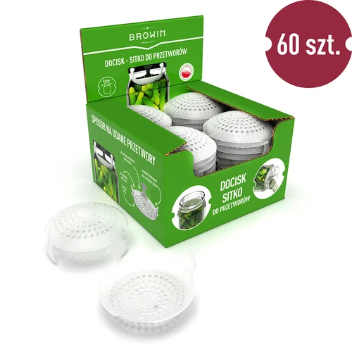 Pritiskalo - pritisno sito za vlaganje, kisanje in pripravo kisa - za kozarce fi 82 - 9