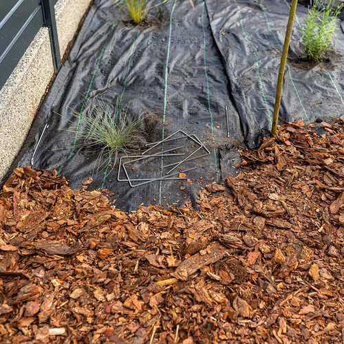 Pritrdilni klini za agrokopreno, jekleni v obliki U – 100 kosov - 10