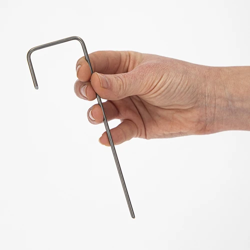 Pritrdilni klini za agrotekstil, tip L, 100 kos. - 5