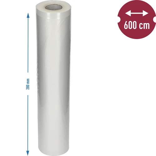 Rebrasta folija v rokavu – za vakuumski varilec, 28x600cm - 6