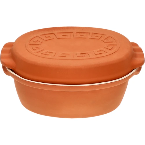 Rimski lonec, glaziran, 4,5 l (meandri) - 2