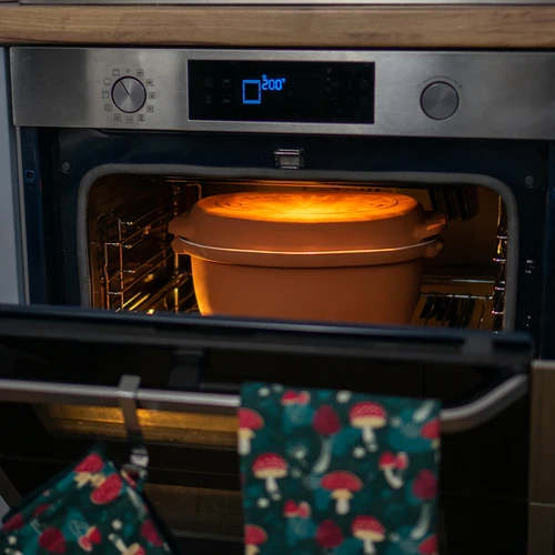 Rimski lonec, glaziran, 4,5 l (meandri) - 18