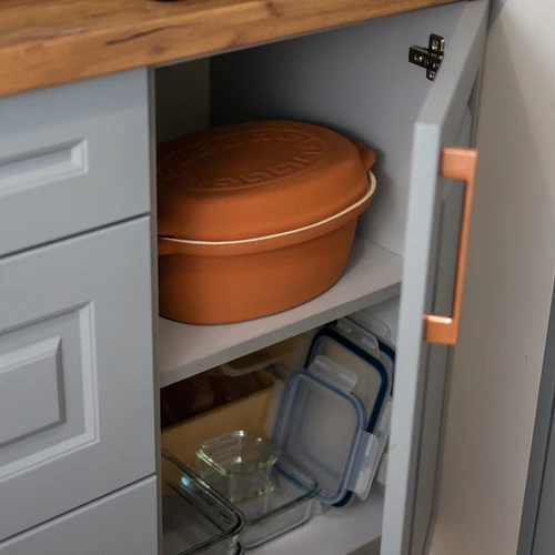 Rimski lonec, glaziran, 4,5 l (meandri) - 19