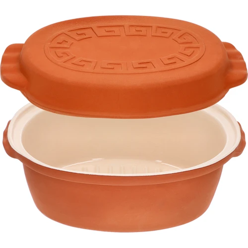 Rimski lonec, glaziran, 4,5 l (meandri) - 3