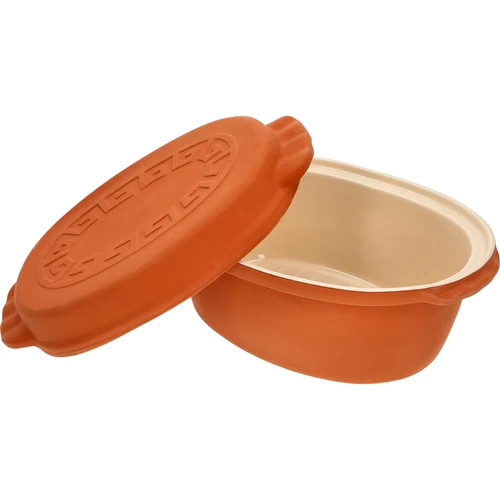 Rimski lonec, glaziran, 4,5 l (meandri)