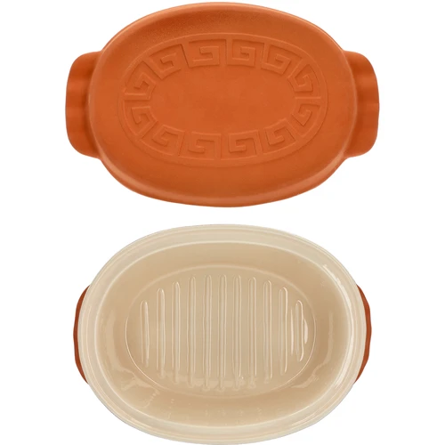 Rimski lonec, glaziran, 4,5 l (meandri) - 8