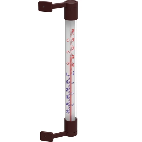 Rjavi zunanji termometer (od -50 °C do +50 °C) 22 cm - 2