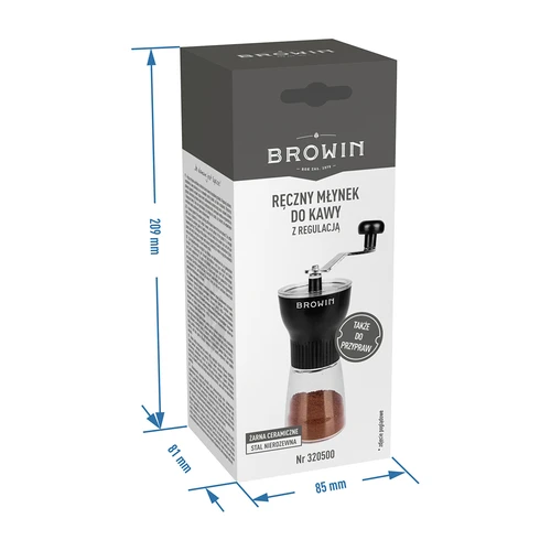 Ročni mlinček za kavo z nastavljivo stopnjo mletja - 8